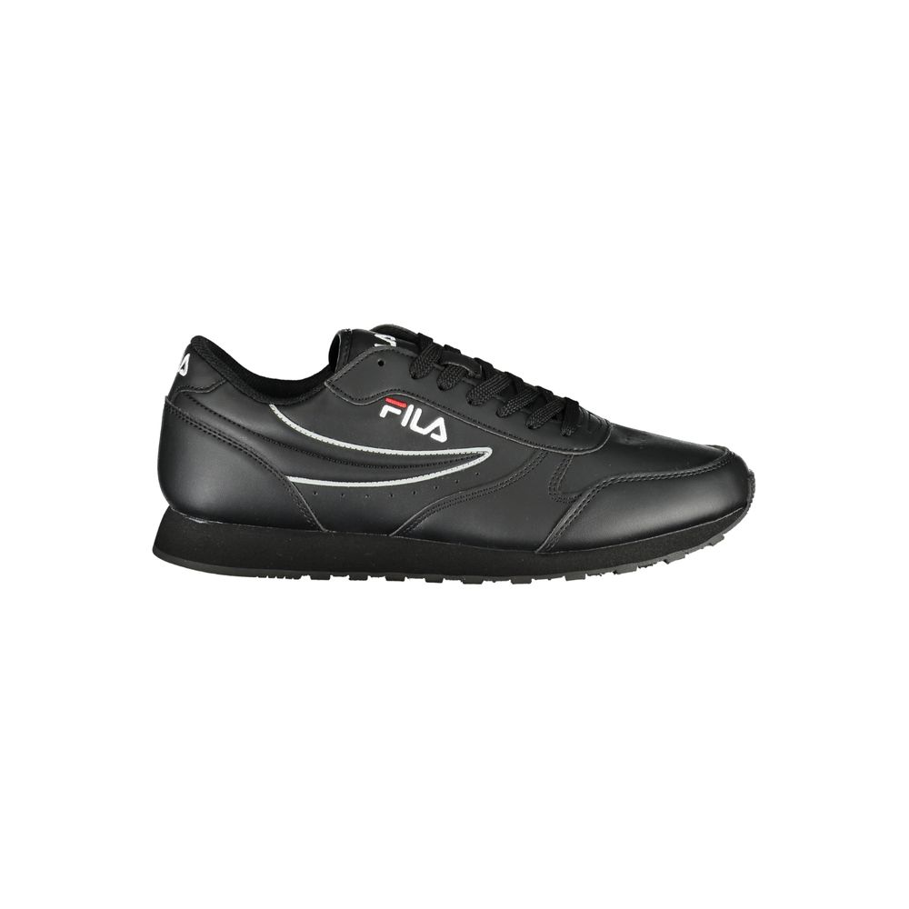 Fila Classic Laced Sports Sneakers with Contrast Details -   -  Fila.