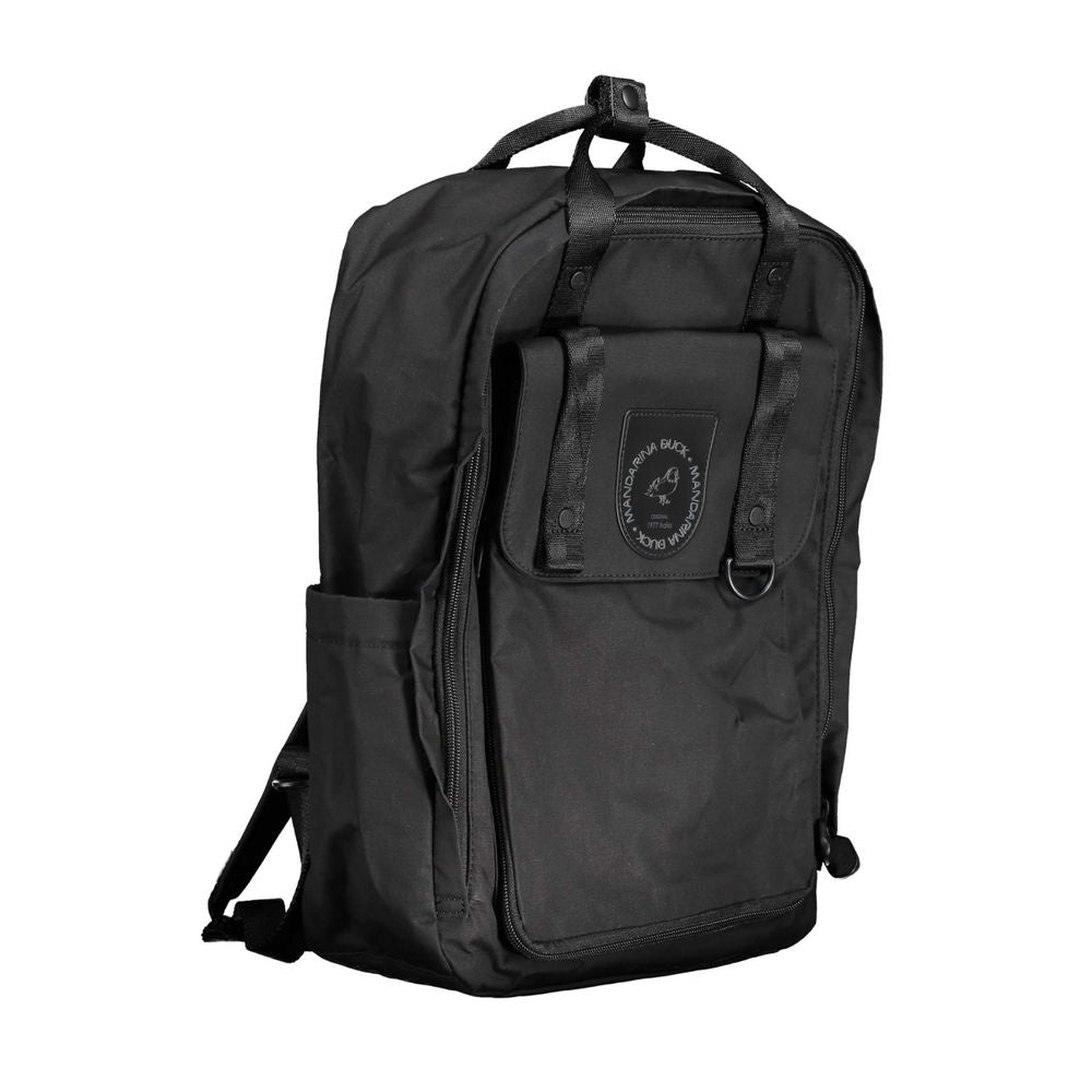 Mandarina Duck Black Cotton Backpack -  Luxury Backpacks for Women -  Mandarina Duck.