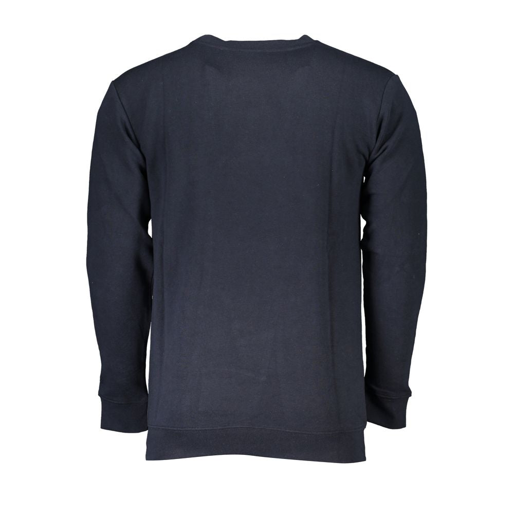 Cavalli Class Blue Cotton Sweater -   -  Cavalli Class.