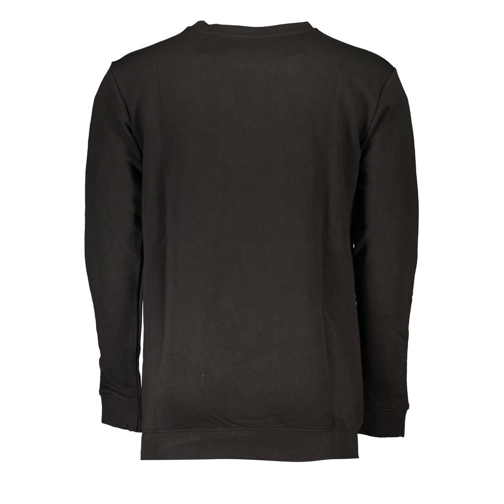 Cavalli Class Black Cotton Sweater -   -  Cavalli Class.