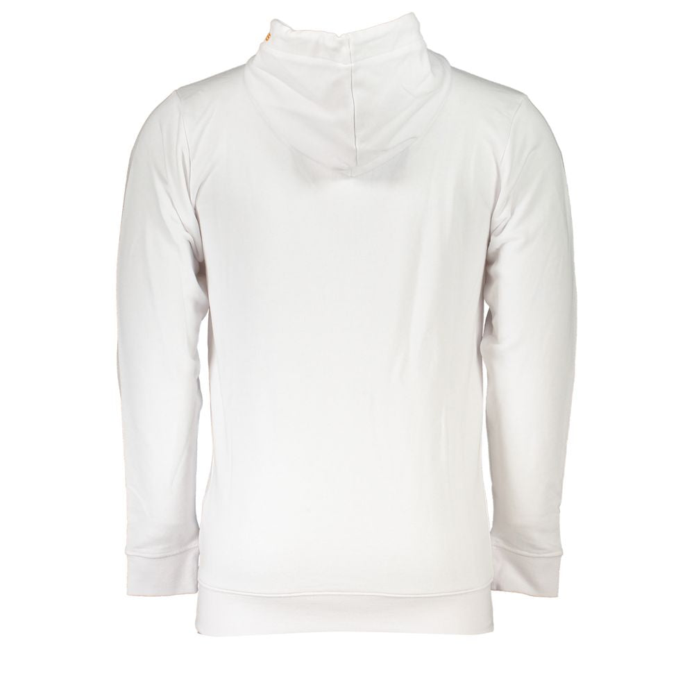 Cavalli Class White Cotton Mens Hooded Sweater -   -  Cavalli Class.