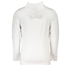 Cavalli Class White Cotton Mens Hooded Sweater -   -  Cavalli Class.
