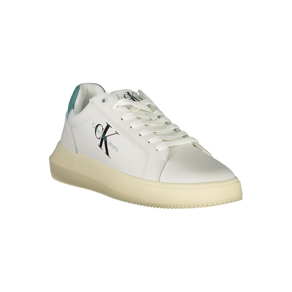 Calvin Klein Sleek White Sneakers with Eco-Conscious Design -   -  Calvin Klein.