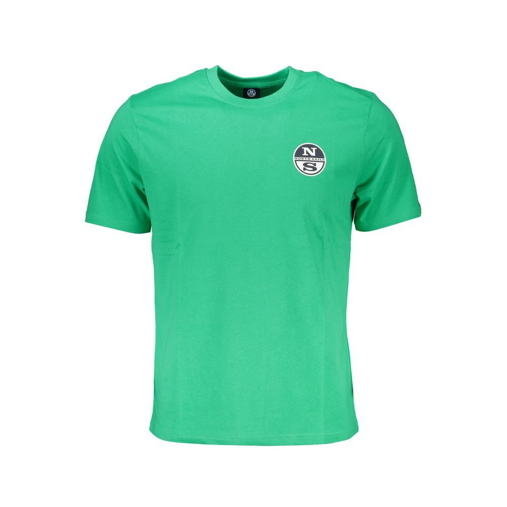 North Sails Green Cotton T-Shirt -   -  North Sails.