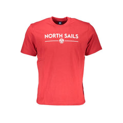 North Sails Red Cotton T-Shirt -   -  North Sails.