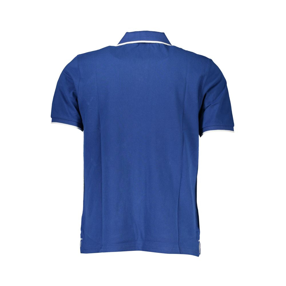 North Sails Blue Cotton Polo Shirt -   -  North Sails.