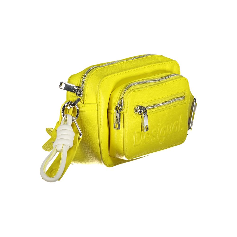 Desigual Yellow Polyethylene Handbag -   -  Desigual.