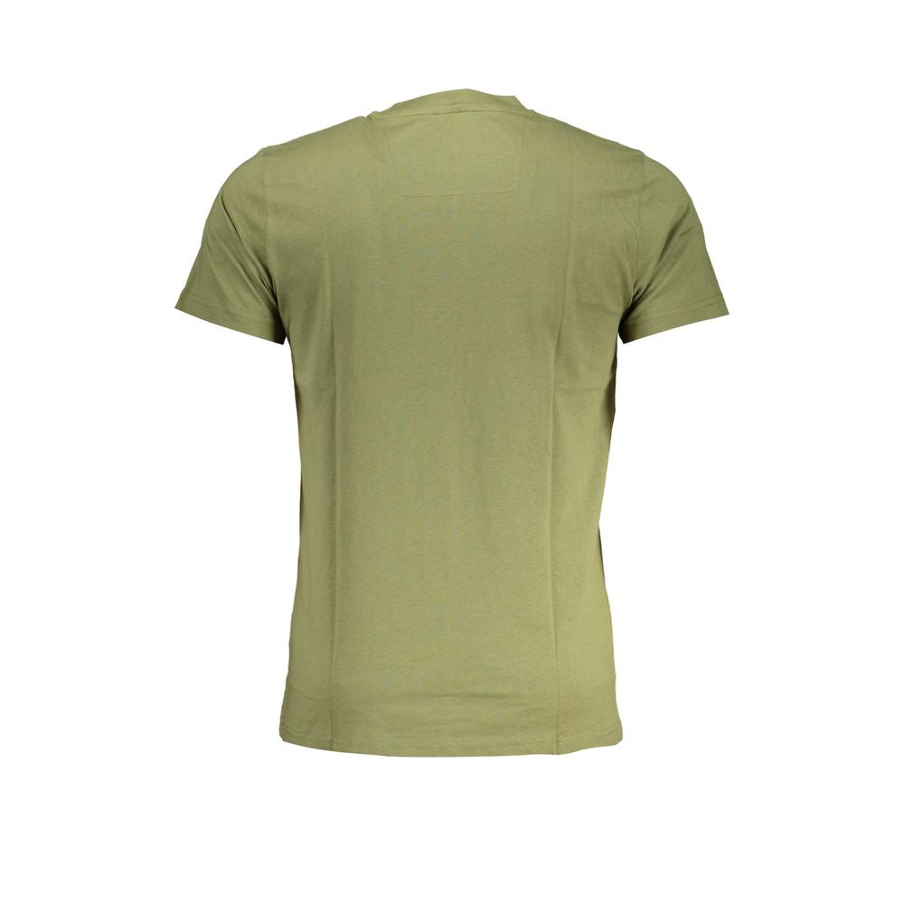 Cavalli Class Green Cotton T-Shirt -   -  Cavalli Class.