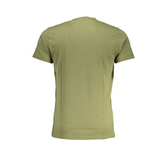 Cavalli Class Green Cotton T-Shirt -   -  Cavalli Class.