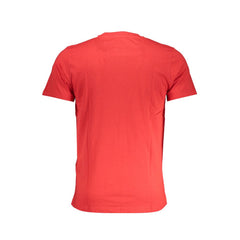 Cavalli Class Red Cotton T-Shirt -   -  Cavalli Class.
