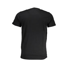 Cavalli Class Black Cotton T-Shirt -   -  Cavalli Class.