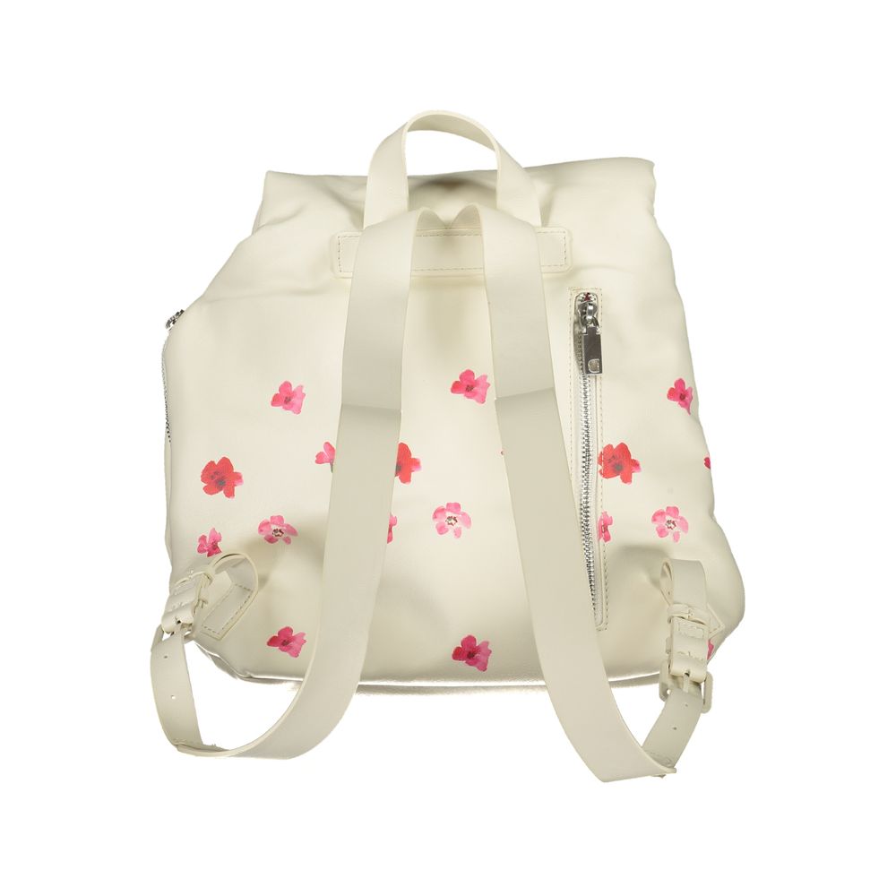 Desigual White Polyethylene Backpack -  Luxury Backpacks for Women -  Desigual.