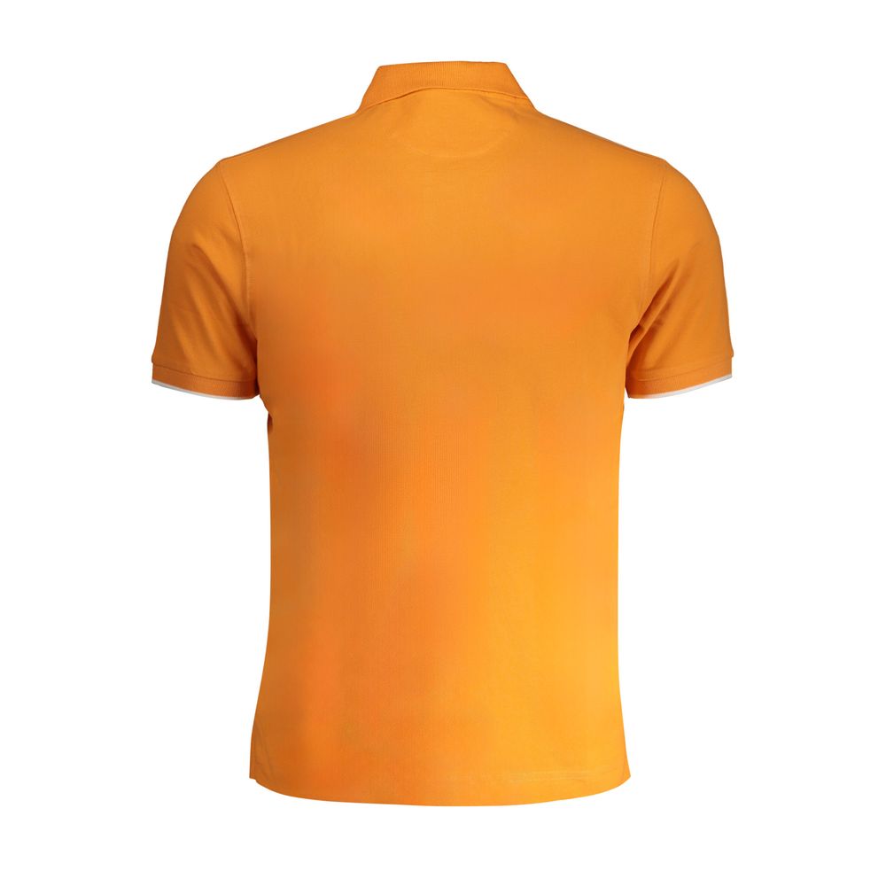 La Martina Orange Cotton Polo Shirt -   -  La Martina.