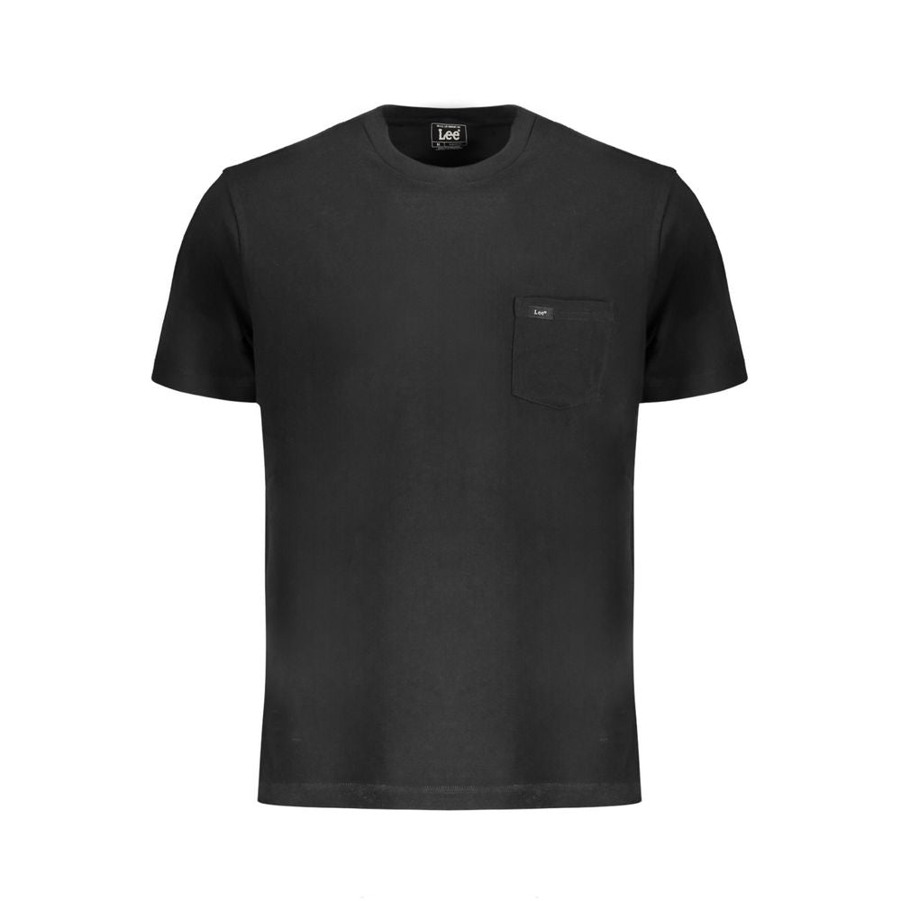 Lee Black Cotton T-Shirt -   -  Lee.