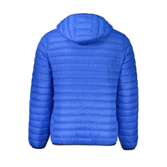 Cavalli Class Blue Polyamide Men Jacket -   -  Cavalli Class.