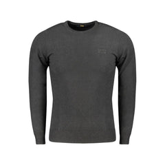 Cavalli Class Black Viscose Men Sweater -   -  Cavalli Class.