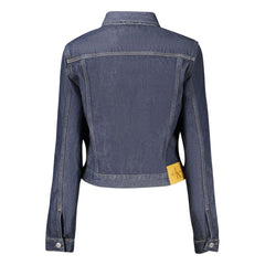 Calvin Klein Blue Cotton Women Jacket -   -  Calvin Klein.