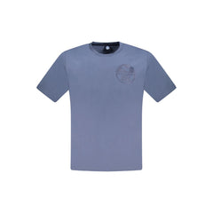North Sails Blue Cotton Men T-Shirt -   -  North Sails.
