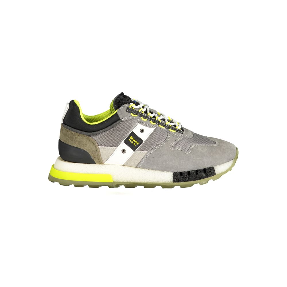 Blauer Gray Polyethylene Men Sneaker -   -  Blauer.