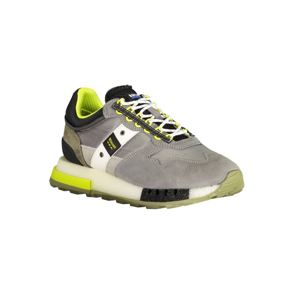 Blauer Gray Polyethylene Men Sneaker -   -  Blauer.