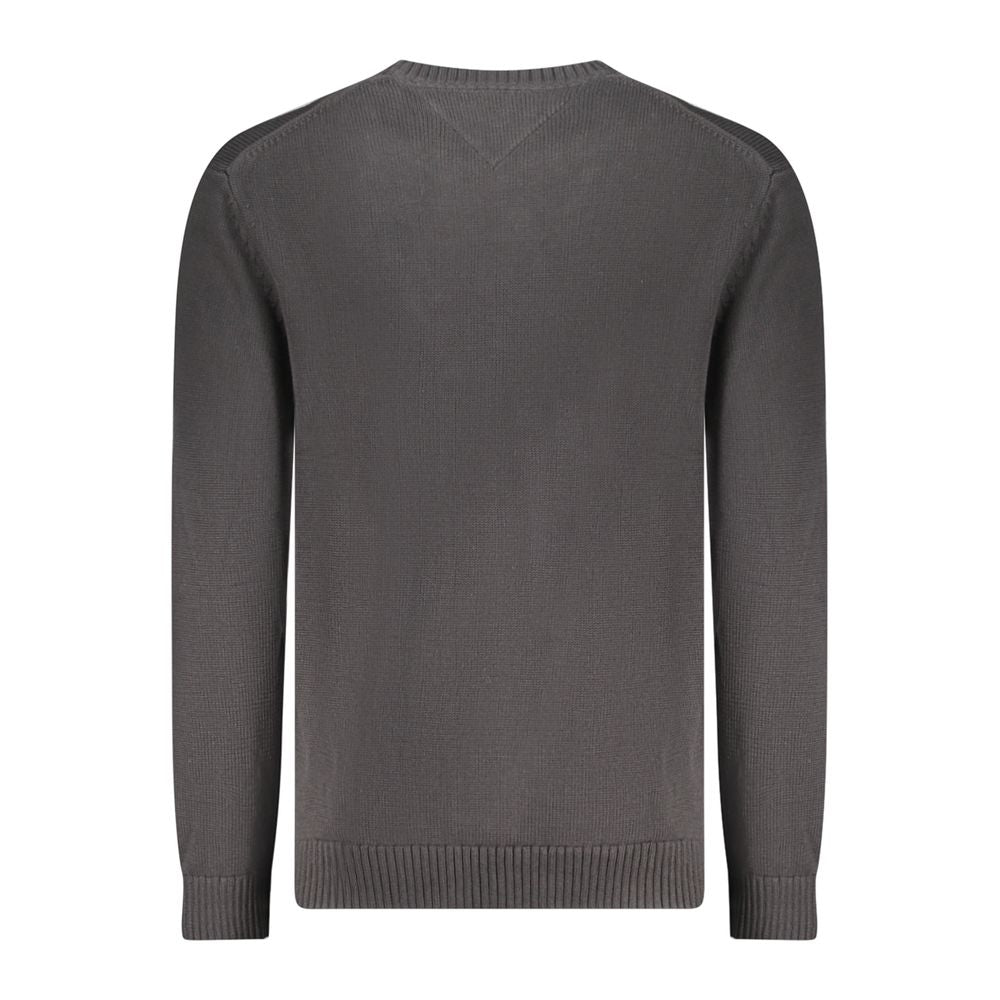 Tommy Hilfiger Black Cotton Men Sweater -   -  Tommy Hilfiger.