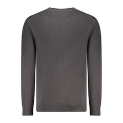 Tommy Hilfiger Black Cotton Men Sweater -   -  Tommy Hilfiger.