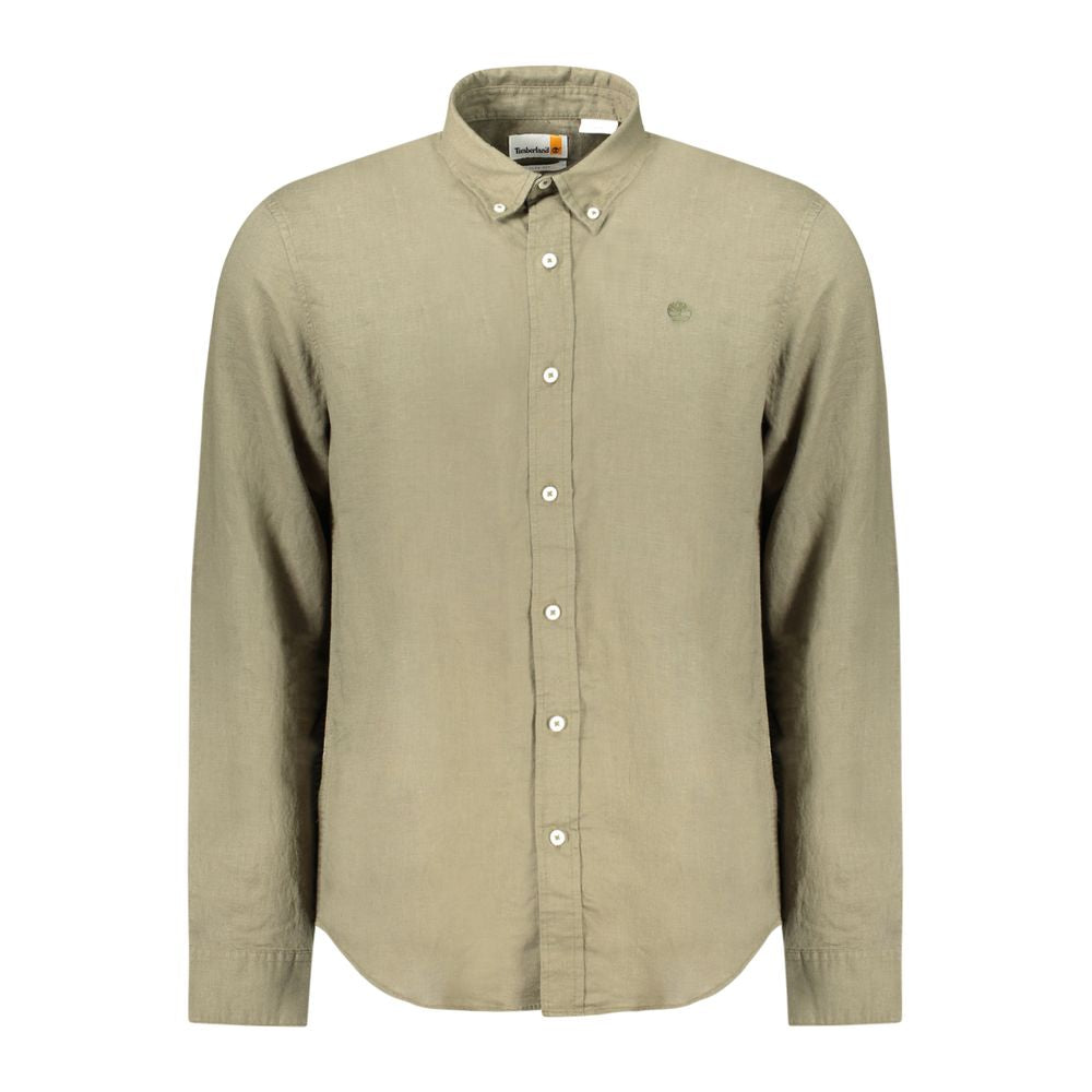 Timberland Green Cotton Shirt -   -  Timberland.