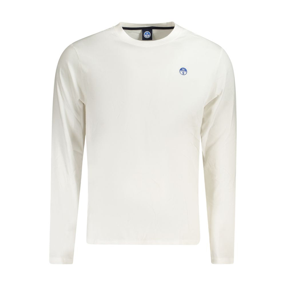 North Sails White Cotton Men T-Shirt -   -  North Sails.