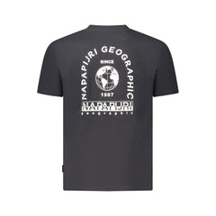 Napapijri Black Cotton Men T-Shirt -   -  Napapijri.