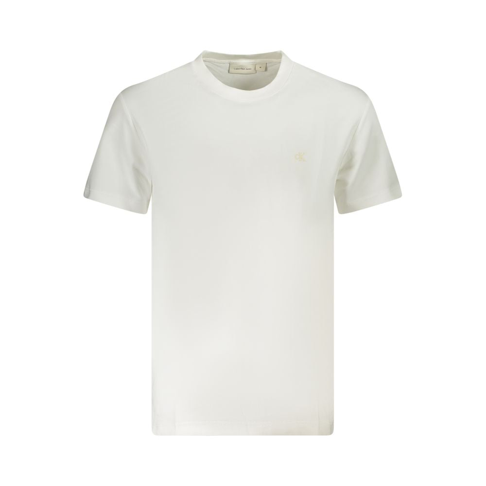 Calvin Klein White Cotton Men T-Shirt -   -  Calvin Klein.