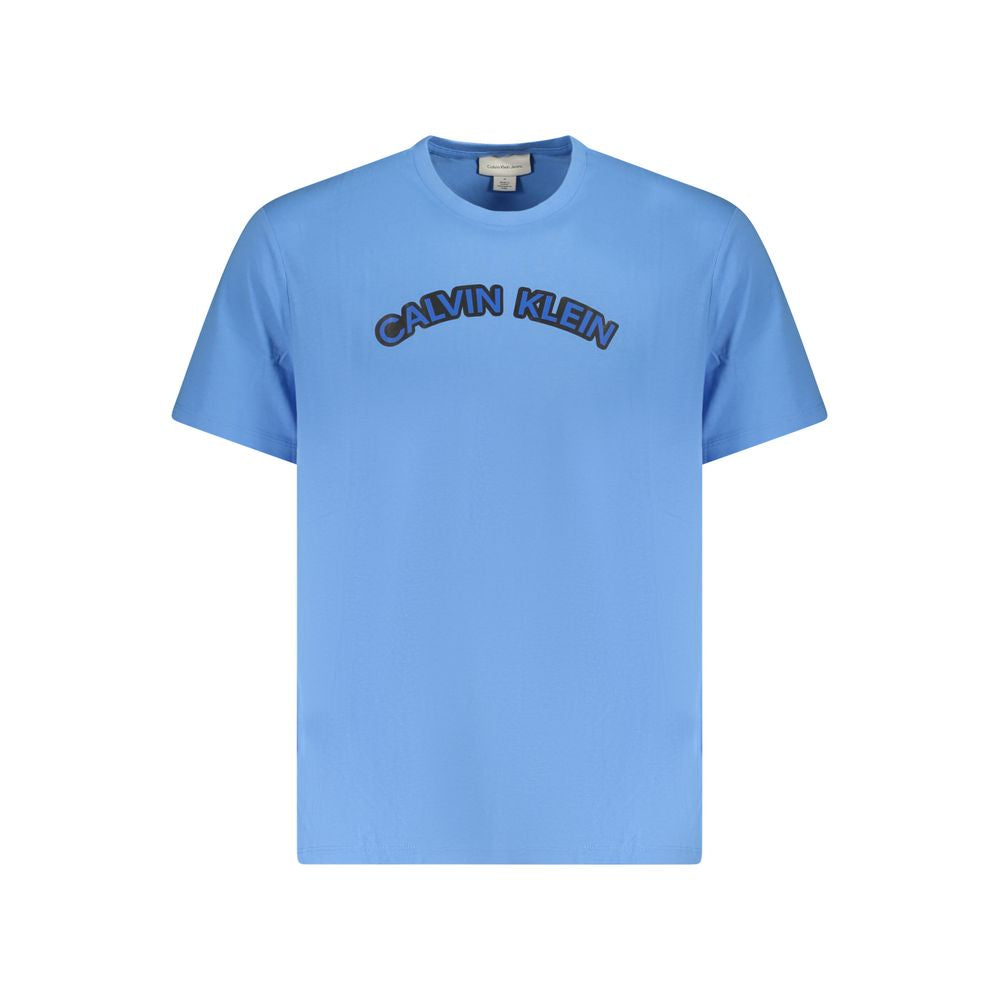 Calvin Klein Light Blue Cotton Men T-Shirt -   -  Calvin Klein.
