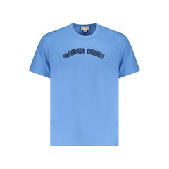 Calvin Klein Light Blue Cotton Men T-Shirt -   -  Calvin Klein.