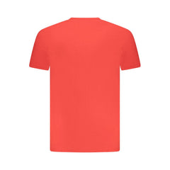 Cavalli Class Red Cotton Men T-Shirt -   -  Cavalli Class.