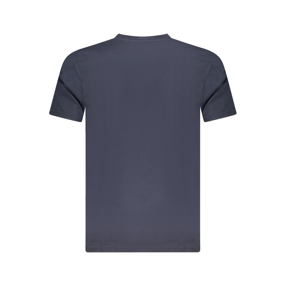 Cavalli Class Blue Cotton Men T-Shirt -   -  Cavalli Class.