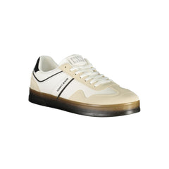 Tommy Hilfiger White Leather Men Sneaker -   -  Tommy Hilfiger.