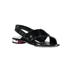 Calvin Klein Black Leather Women Sandal -   -  Calvin Klein.