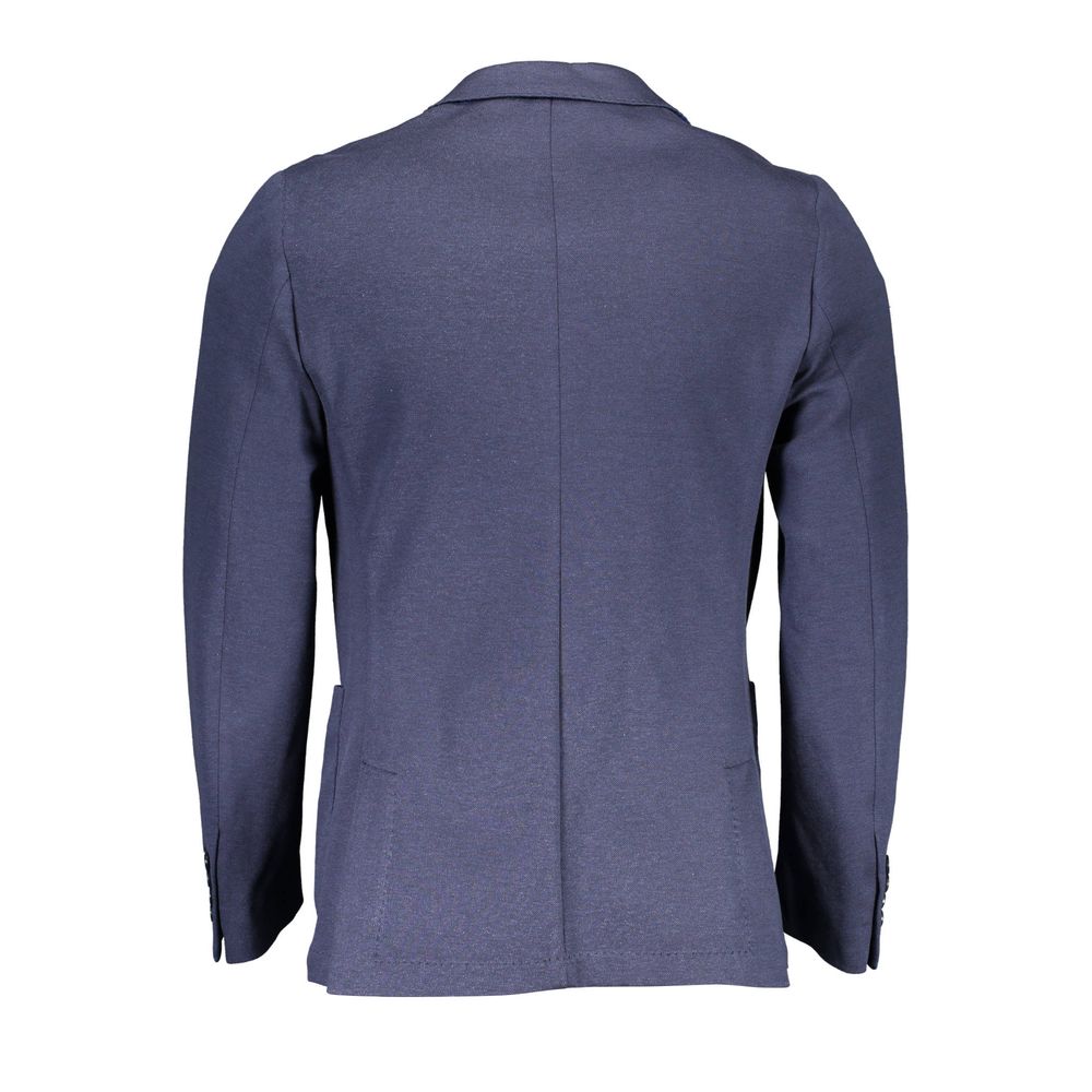 Gant Blue Cotton Men Jacket -   -  Gant.