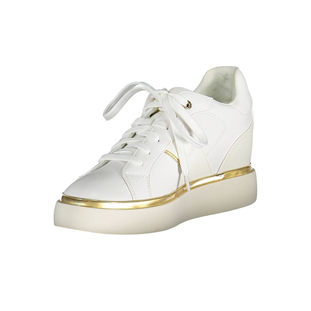 U.S. POLO ASSN. White Polyester Women Sneaker -   -  U.S. POLO ASSN..