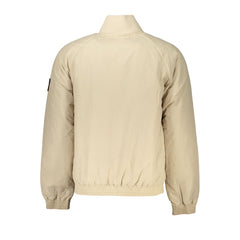 Calvin Klein Chic Beige Long Sleeve Designer Jacket -   -  Calvin Klein.