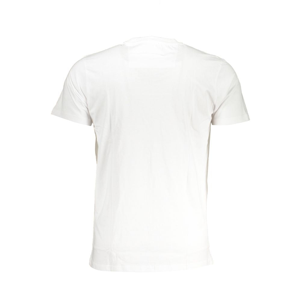 Cavalli Class White Cotton T-Shirt -   -  Cavalli Class.
