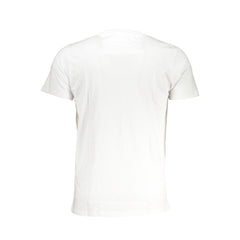 Cavalli Class White Cotton T-Shirt -   -  Cavalli Class.