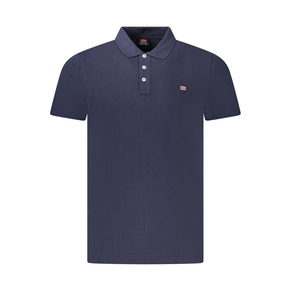 Norway 1963 Blue Cotton Polo Shirt -   -  Norway 1963.