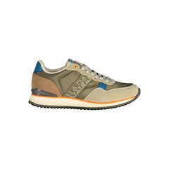 Napapijri Beige Polyester Men Sneaker -   -  Napapijri.