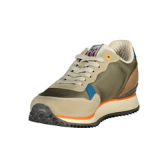 Napapijri Beige Polyester Men Sneaker -   -  Napapijri.