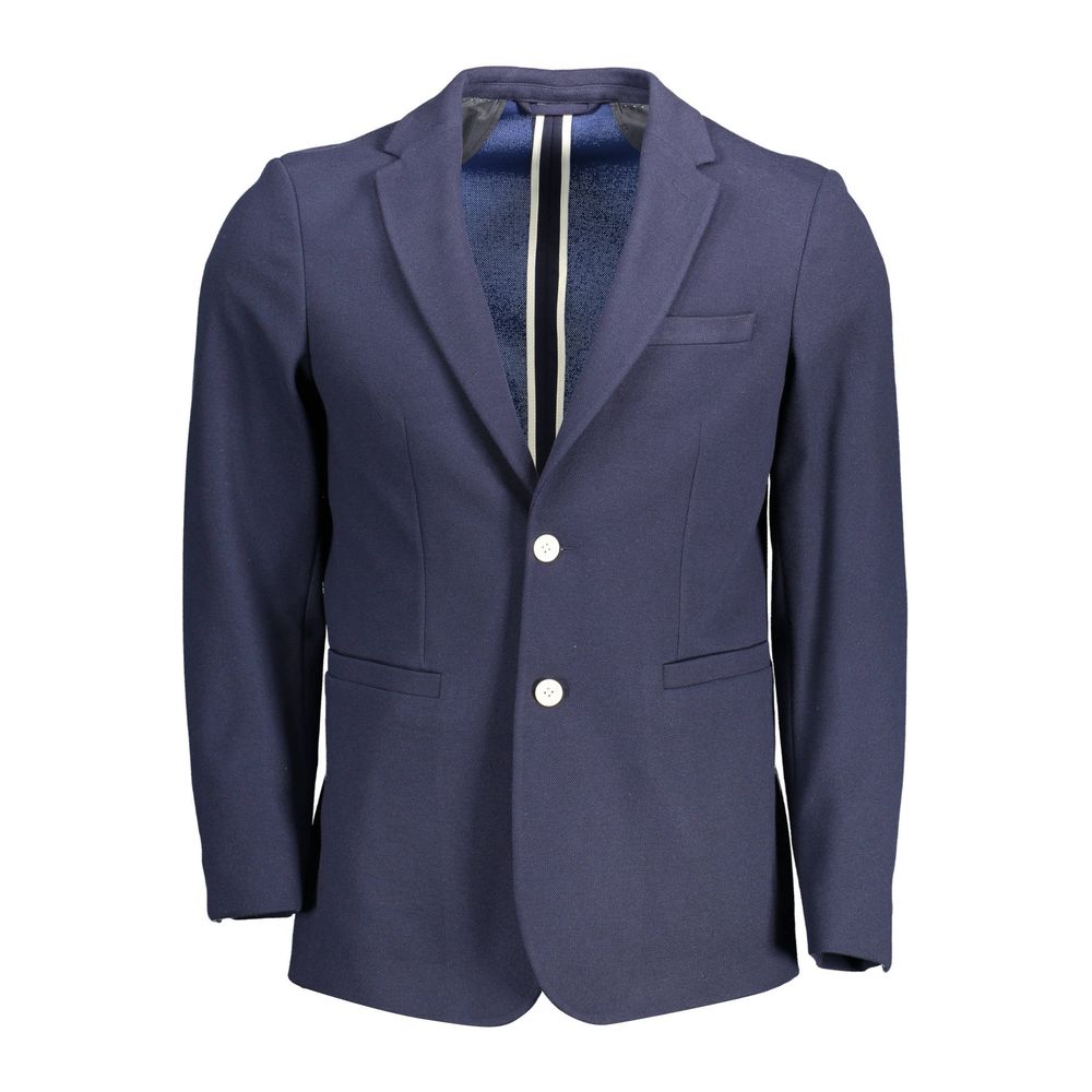 Gant Blue Cotton Men Jacket -   -  Gant.