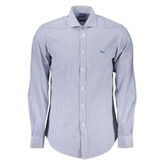 Harmont & Blaine Elegant Blue Organic Cotton Shirt -   -  Harmont & Blaine.