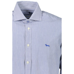 Harmont & Blaine Elegant Blue Organic Cotton Shirt -   -  Harmont & Blaine.