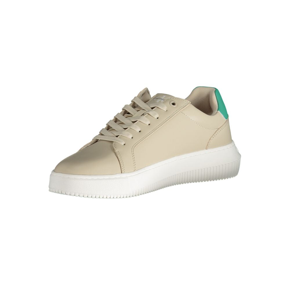 Calvin Klein Beige Polyester Sneaker -   -  Calvin Klein.