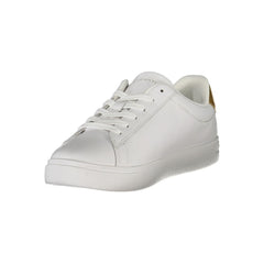 Tommy Hilfiger White Leather Women Sneaker -   -  Tommy Hilfiger.