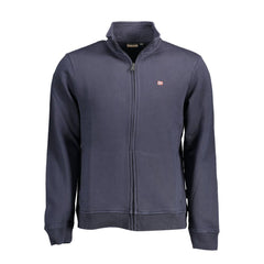 Napapijri Blue Cotton Men Sweater -   -  Napapijri.